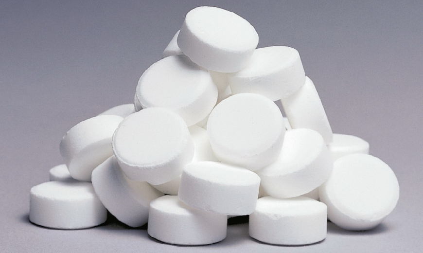 tablete pastile de sare recristalizata/marina pentru dedurizarea apei, masini de spalat vase si odorizante pisoar